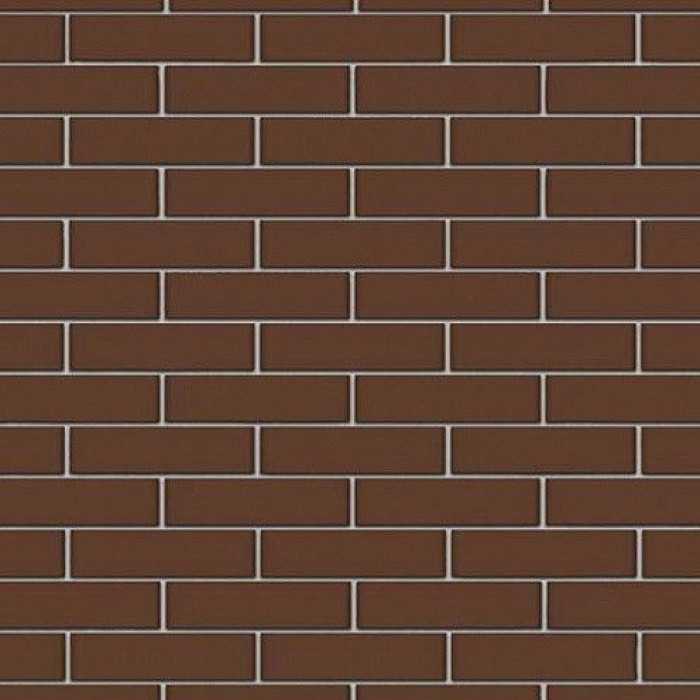Кирпич облицовочный BRAER коричневый гладкий, 250х120х65 мм
